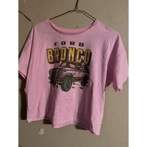 Ford Bronco Women's Pink T-Shirt Size 2XL